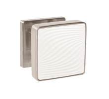 Ручка раздельная K.EST.Q52.GIPNOZ SN/WH-3 матовый никель/белый