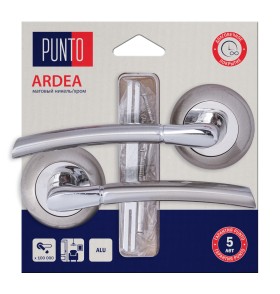 Ручка раздельная Punto LM/A R.TL54.ARDEA/HD SN/CP-3 матовый никель/хром