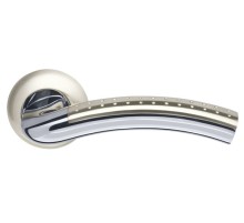 Ручка раздельная R.LD54.Libra26 (Libra LD26) SN/CP-3 матовый никель/хром TECH (кв. 8х140)