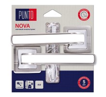 Ручка раздельная Punto LM/A K.QR52.NOVA/HD SN/CP-3 матовый никель/хром
