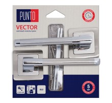 Ручка раздельная Punto LM/A K.QR52.VECTOR/HD SN/CP-3 матовый никель/хром