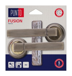 Ручка раздельная Punto LM/A R.TL54.FUSION/HD ABG-6 бронза