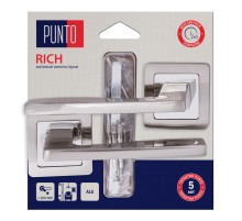 Ручка раздельная Punto LM/A K.QR52.RICH/HD SN/CP-3 матовый никель/хром