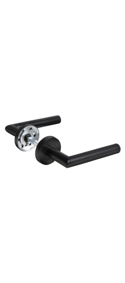 Ручка дверная раздельная Fuaro серия DSS, INOX 201 BLACK, цвет черный, арт. 45455 Ручка дверная раздельная Fuaro серия DSS, INOX 201 BLACK, цвет черный, арт. 45455