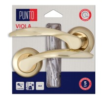 Ручка раздельная Punto LM/A R.TL54.VIOLA/HD SG/GP-4 матовое золото/золото