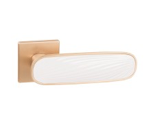 Ручка раздельная K.EST.Q52.SHADE SSG/WH-39 сатинированное золото/белый