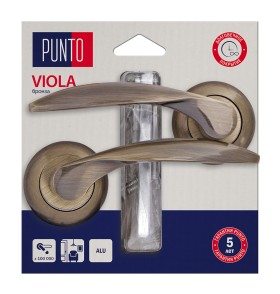 Ручка раздельная Punto LM/A R.TL54.VIOLA/HD ABG-6 бронза