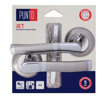 Ручка раздельная Punto LM/A R.TL54.JET/HD SN/CP-3 матовый никель/хром
