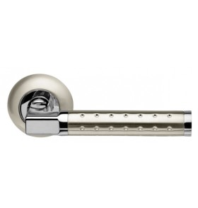 Ручка раздельная R.LD54.Eridan37 (Eridan LD37) SN/CP-3 матовый никель/хром TECH (кв. 8х140)
