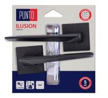 Ручка раздельная Punto LM/A K.QS52.ILUSION/HD BL-24 черный