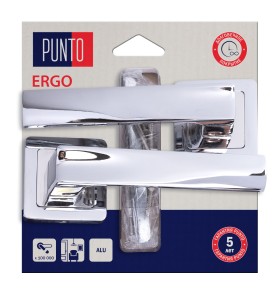 Ручка раздельная Punto LM/A K.QR52.ERGO/HD CP-8 хром