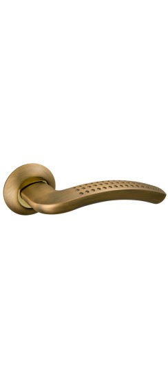 Ручка дверная раздельная Fuaro серия AR, R.AR54.LOUNGE, цвет бронза/золото, арт. 28243