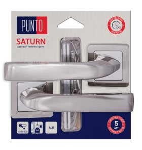 Ручка раздельная Punto LM/A K.QR52.SATURN/HD SN/CP-3 матовый никель/хром