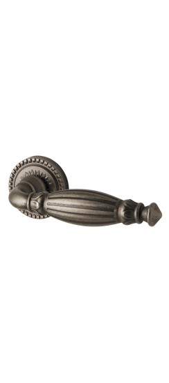 Ручка раздельная дверная ARMADILLO, серия Classic, цвет античное серебро