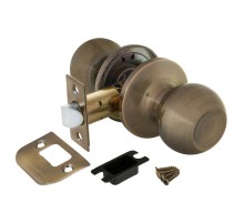 Ручка защелка  Ajax DK682 AB-PS (6082 AB-P) (без фик.) бронза