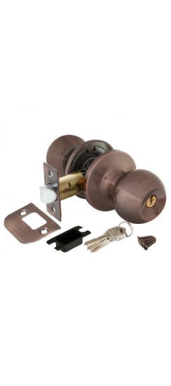 Ручка защелка Punto DK672 AC-ET (6072 AC-E) (кл./фик.) медь