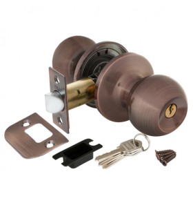Ручка защелка Punto DK672 AC-ET (6072 AC-E) (кл./фик.) медь