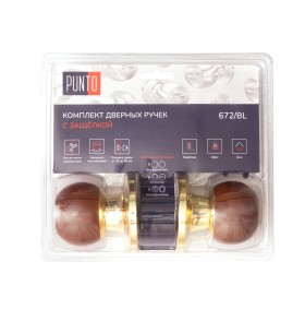 Ручка защелка Punto DK672/BL WD-PS (без фик.) дерево