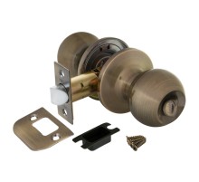 Ручка защелка Punto DK672 AB-BK (6072 AB-B) (фик.) бронза