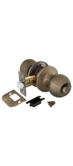 Ручка защелка Punto DK672 AB-BK (6072 AB-B) (фик.) бронза