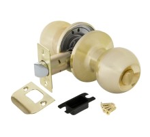 Ручка защелка Punto DK672 SB-BK (6072 SB-B) (фик.) мат. золото