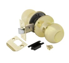 Ручка защелка  Ajax DK682 PB-PS (6082 PB-P) (без фик.) золото