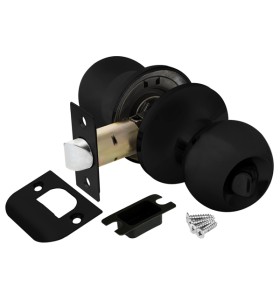 Ручка защелка  Ajax DK682 BL-BK (6082 BL-B) (фик.) черный
