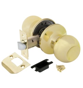 Ручка защелка Punto DK672 PB-PS (6072 PB-P) (без фик.) золото