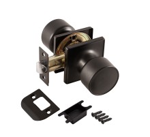 Ручка защелка DK772/BL BL-PS (без фик.)черный
