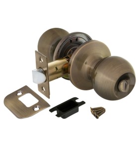 Ручка защелка  Ajax DK682 AB-BK (6082 AB-B) (фик.) бронза