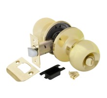 Ручка защелка Punto DK672 PB-BK (6072 PB-B) (фик.) золото