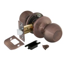 Ручка защелка Punto DK672 AC-PS (6072 AC-P) (без фик.) медь