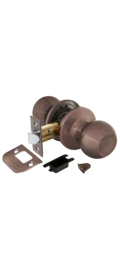 Ручка защелка Punto DK672 AC-PS (6072 AC-P) (без фик.) медь