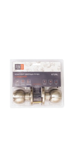 Ручка защелка Punto DK672/BL SN-ET (кл./фик.) мат.никель Ручка защелка Punto DK672/BL SN-ET (кл./фик.) мат.никель