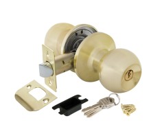 Ручка защелка Punto DK672 SB-ET (6072 SB-E) (кл./фик.) мат. золото