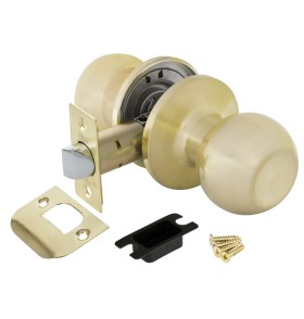Ручка защелка Punto DK672 SB-PS (6072 SB-P) (без фик.) мат. золото