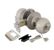 Ручка защелка Punto DK672 SN-ET (6072 SN-E) (кл./фик.) мат. никель