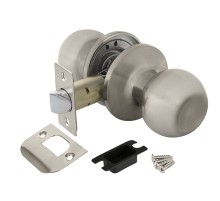 Ручка защелка  Ajax DK682 SN-PS (6082 SN-P) (без фик.) мат. никель