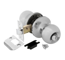 Ручка защелка Punto DK672 CP-BK (6072 CP-B) (фик.) хром