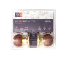 Ручка защелка Punto DK672/BL WD-BK (фик.) дерево