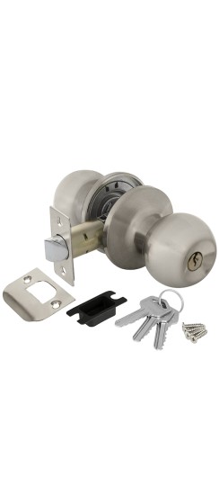 Ручка Ajax (Аякс) защелка DK682 SN-ET (6082 SN-E) (кл./фик.) мат. никель
