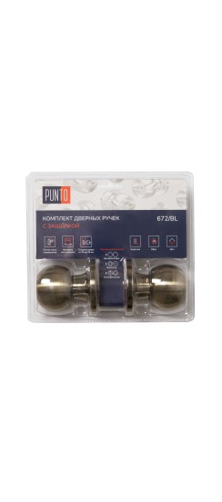 Ручка защелка Punto DK672/BL AB-PS (без фик.) бронза Ручка защелка Punto DK672/BL AB-PS (без фик.) бронза