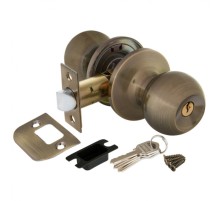 Ручка защелка  Ajax DK682 AB-ET (6082 AB-E) (кл./фик.) бронза