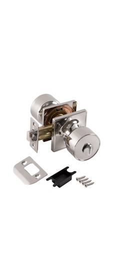 Ручка защелка DK772/BL CP-BK (фик.) хром