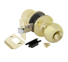 Ручка защелка  Ajax DK682 PB-BK (6082 PB-B) (фик.) золото