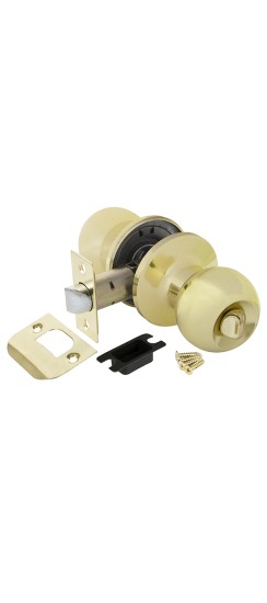 Ручка Ajax (Аякс) защелка DK682 PB-BK (6082 PB-B) (фик.) золото