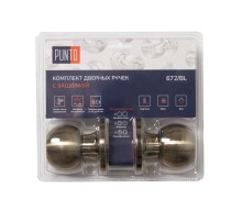 Ручка защелка Punto DK672/BL AB-ET (кл./фик.) бронза