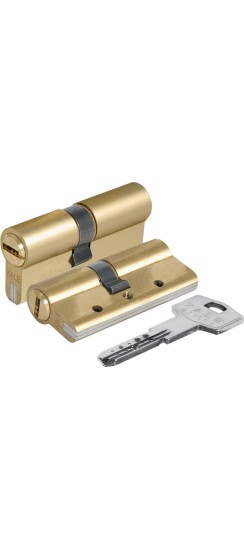 Цилиндровый Kale kilit (Кале килит) механизм 164 DBN-E/70 (30+10+30) mm латунь 5 кл.