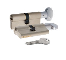 Цилиндровый механизм с вертушкой Kale Kilit 164 SM/90 (35+10+45) mm никель 5 кл.