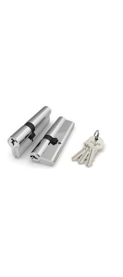 Цилиндровый Fuaro (Фуаро) механизм (100 CA/105) 1000CAKey105(30+10+65) CP хром 3Key Цилиндровый Fuaro (Фуаро) механизм (100 CA/105) 1000CAKey105(30+10+65) CP хром 3Key
